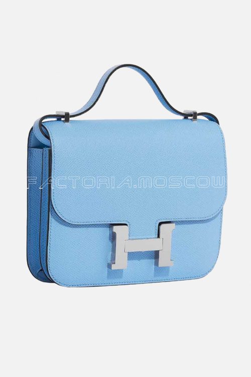 Hermès Constance 18 Epsom Blue Celeste PHW