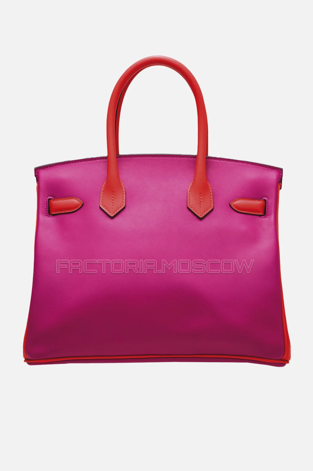 Hermes Birkin 30 Magnolia/Rouge Pivoine Swift With Brushed GHW
