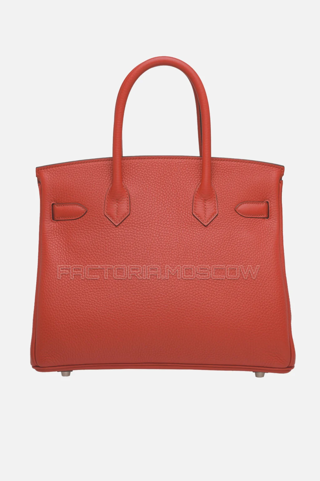 Hermes Birkin 30 Rouge Tomate/Naturel Sable Clemence PHW