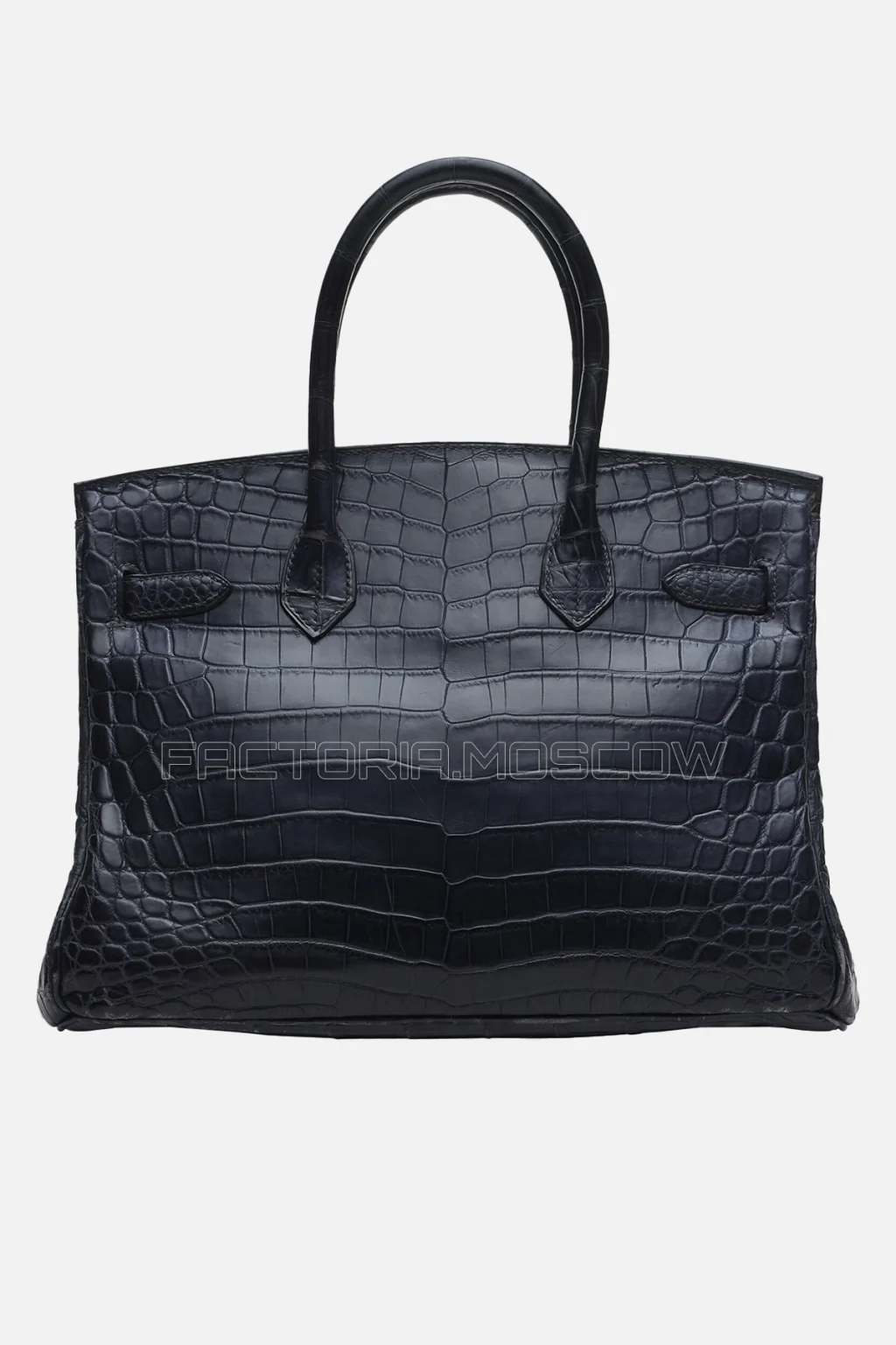 Hermes Birkin 30 Matte Graphite Niloticus Crocodile PHW