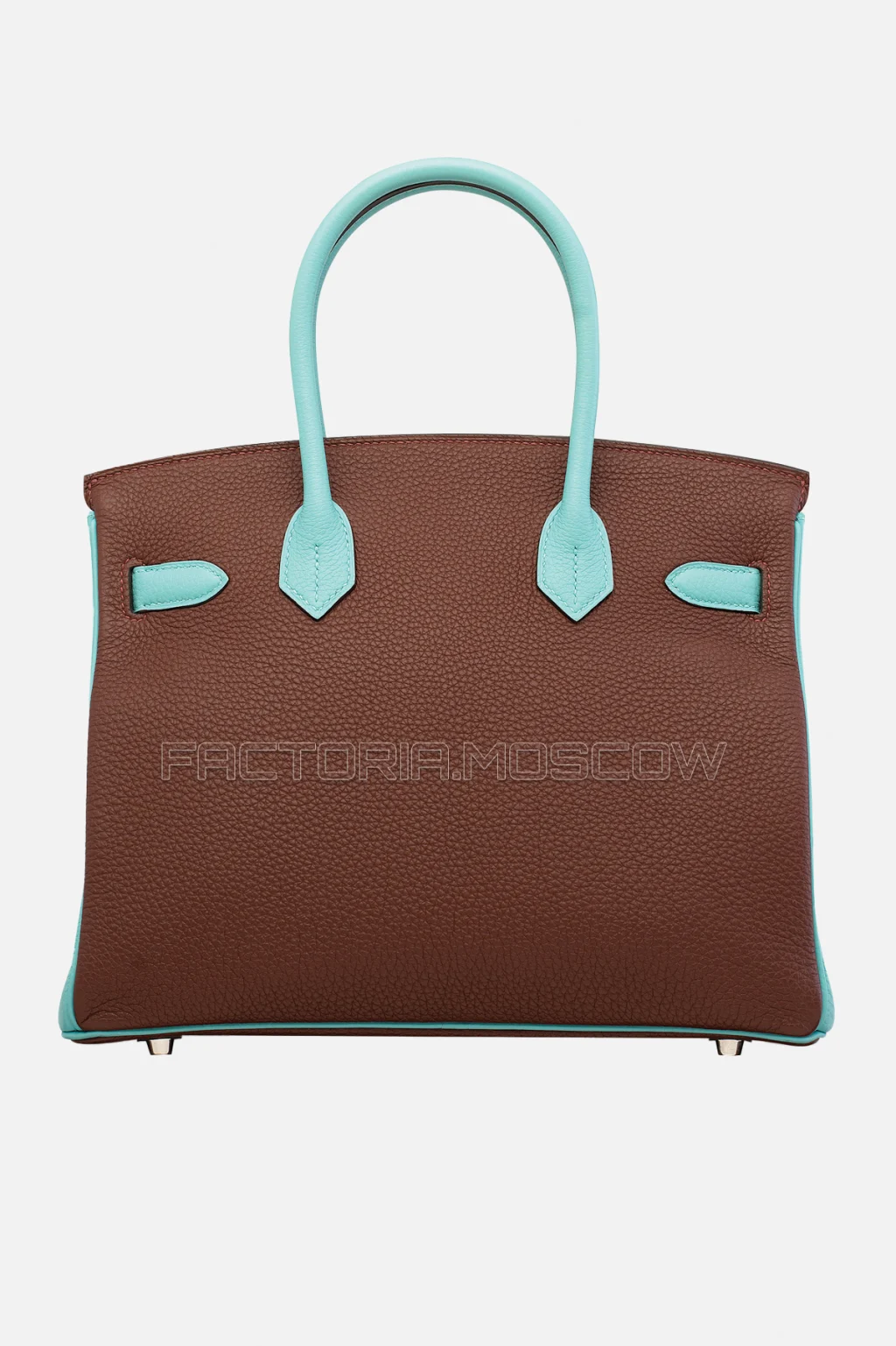 Hermes Birkin 30 Havane/Blue Atoll Togo PHW