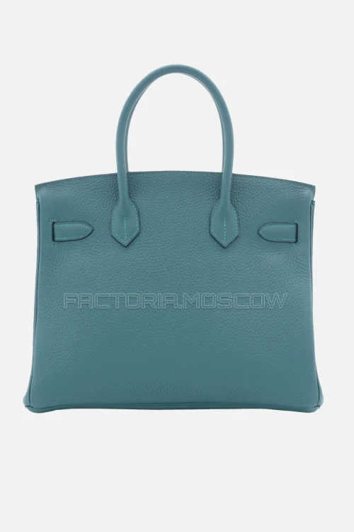 Hermes Birkin 30 Malachite/Rouge Grenat Clemence Brushed GHW