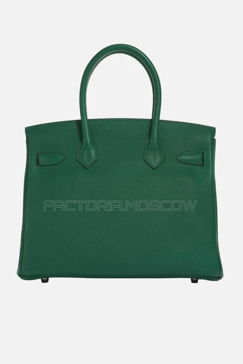 Hermes Birkin 30 Vert Vertigo/Vert Fonce Clemence PHW