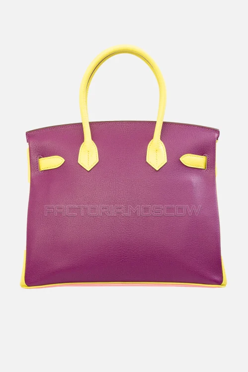 Hermes Birkin 30 Rose Confetti, Soufre, Anemone Chevre GHW