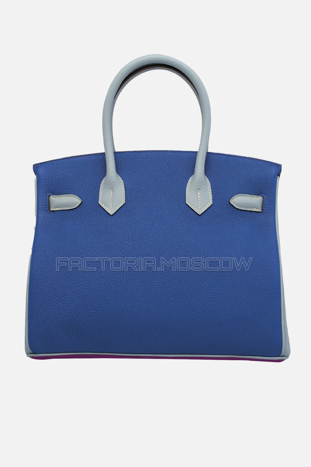 Hermes Birkin 30 Anemone, Bleu Lin, Bleu Électrique Togo Brushed PHW