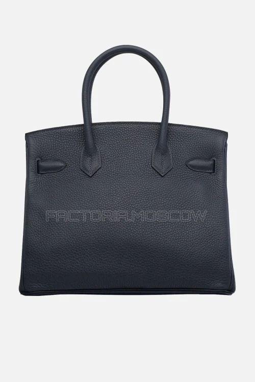 Hermes Birkin 30 Bleu Nuit, Rose Pourpre Clemence PHW
