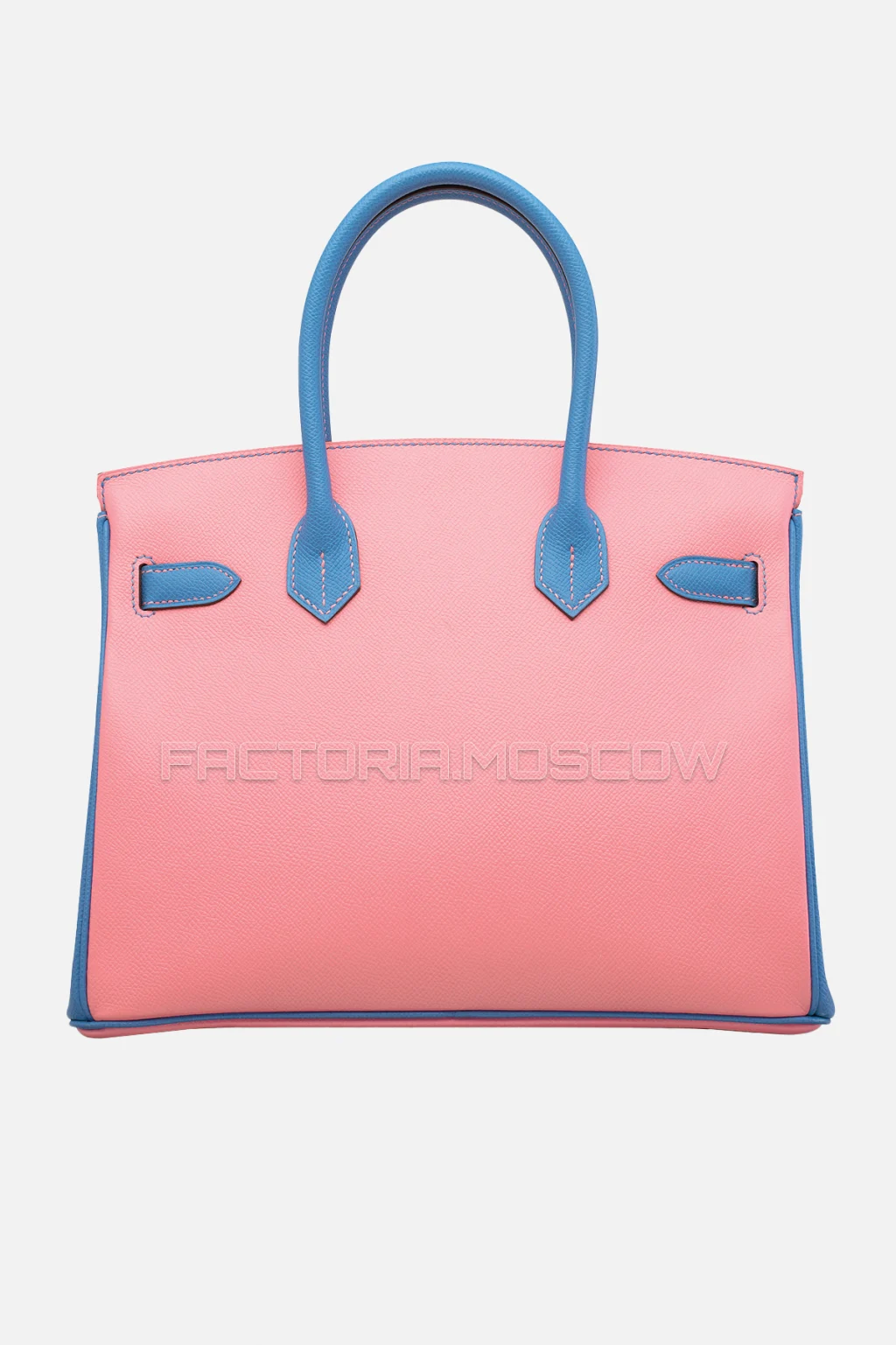 Hermes Birkin 30 Rose Confetti/Blue Paradis Epsom With Brushed GHW