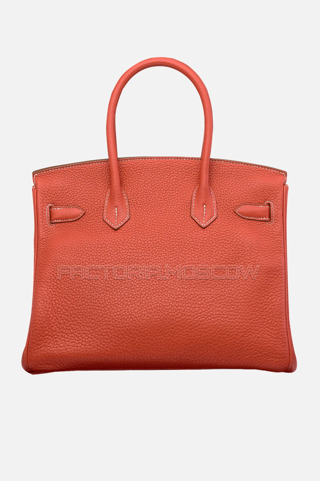 Hermes Birkin 30 Sanguine/White Clemence PHW