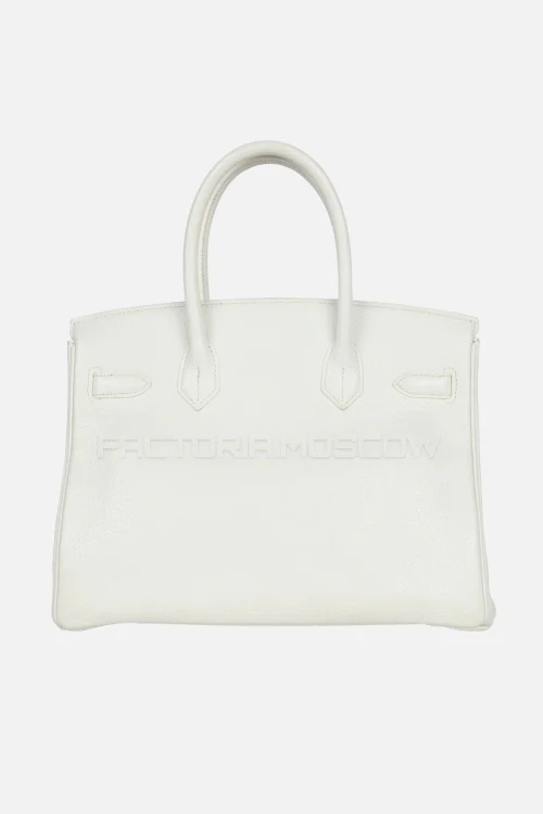 Hermès Birkin 30 White Clemence PHW