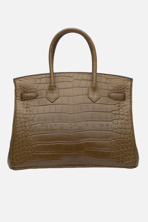 Hermes Birkin 30 Matte Alezan Alligator PHW