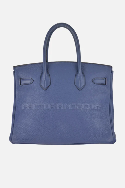 Hermes Birkin 30 Bleu Brighton Clemence PHW
