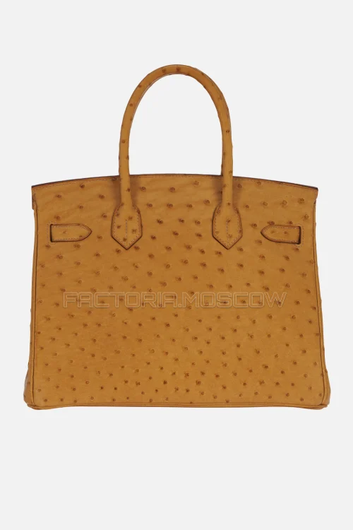 Hermes Birkin 30 Tabac Camel Ostrich GHW