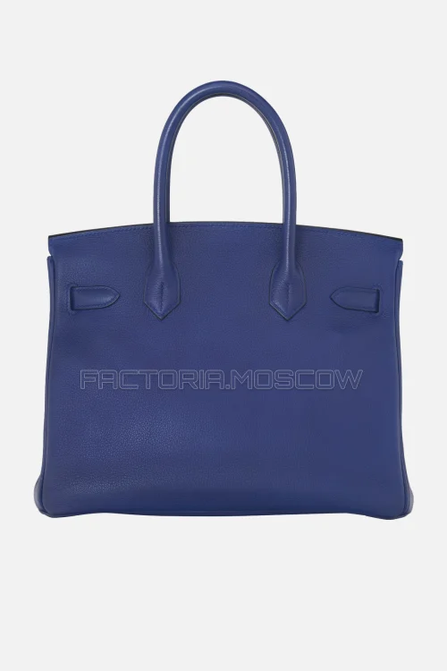 Hermes Birkin 30 Bleu Encre Evercolor GHW