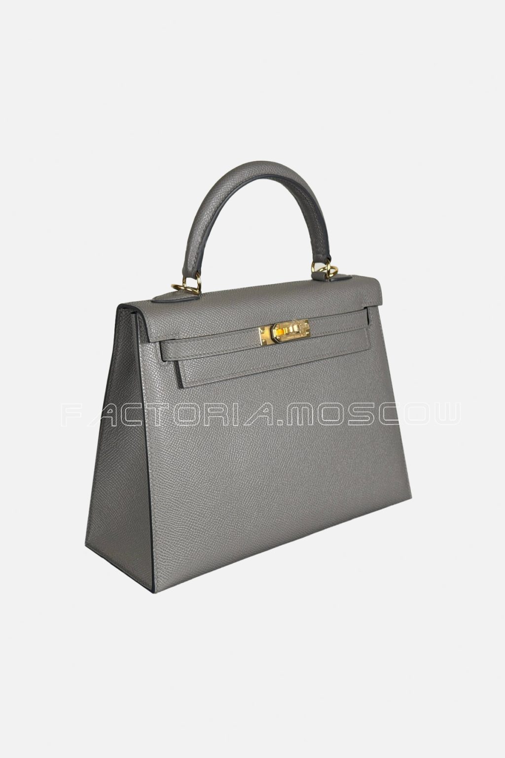 Hermes Kelly Sellier 25 Epsom Colour Gris Meyer GHW