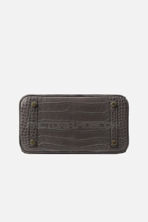 Hermes Birkin 25 Alligator Matte Graphite GHW