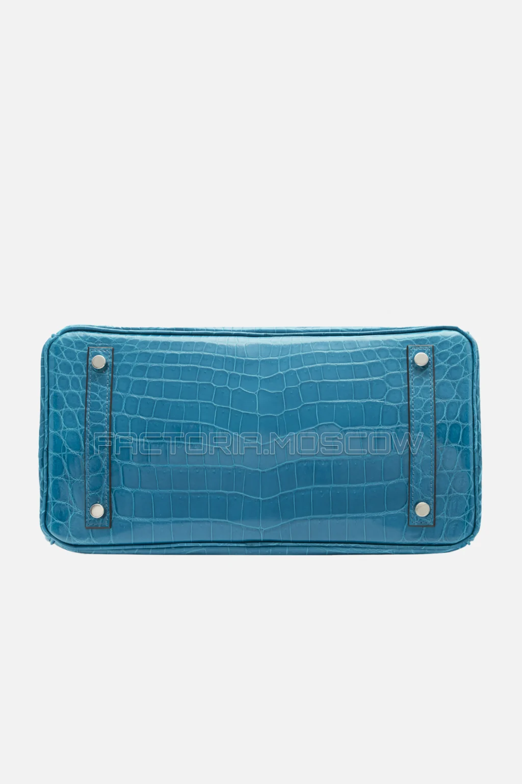 Hermes Birkin 30 Shiny Bleu Izmir Niloticus Crocodile PHW