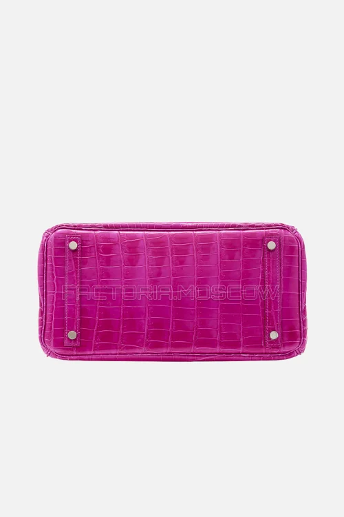 Hermes Birkin 30 Shiny Rose Scheherazade Niloticus Crocodile Phw