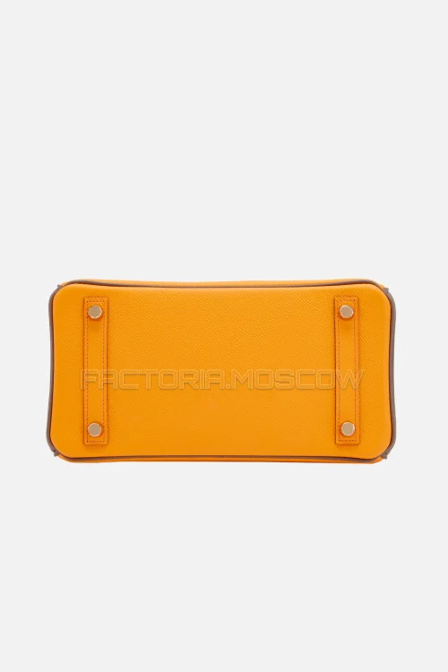 Hermès HSS Birkin 25 Bi-Color Jaune D'Or And Etain Epsom GHW