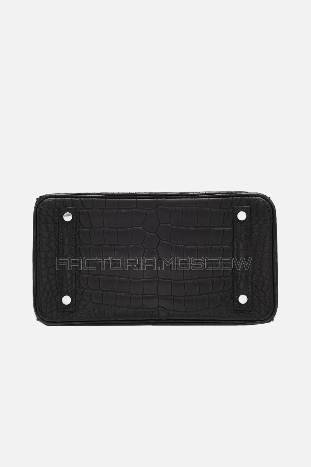Hermes Birkin 25 Alligator Matte Black PHW
