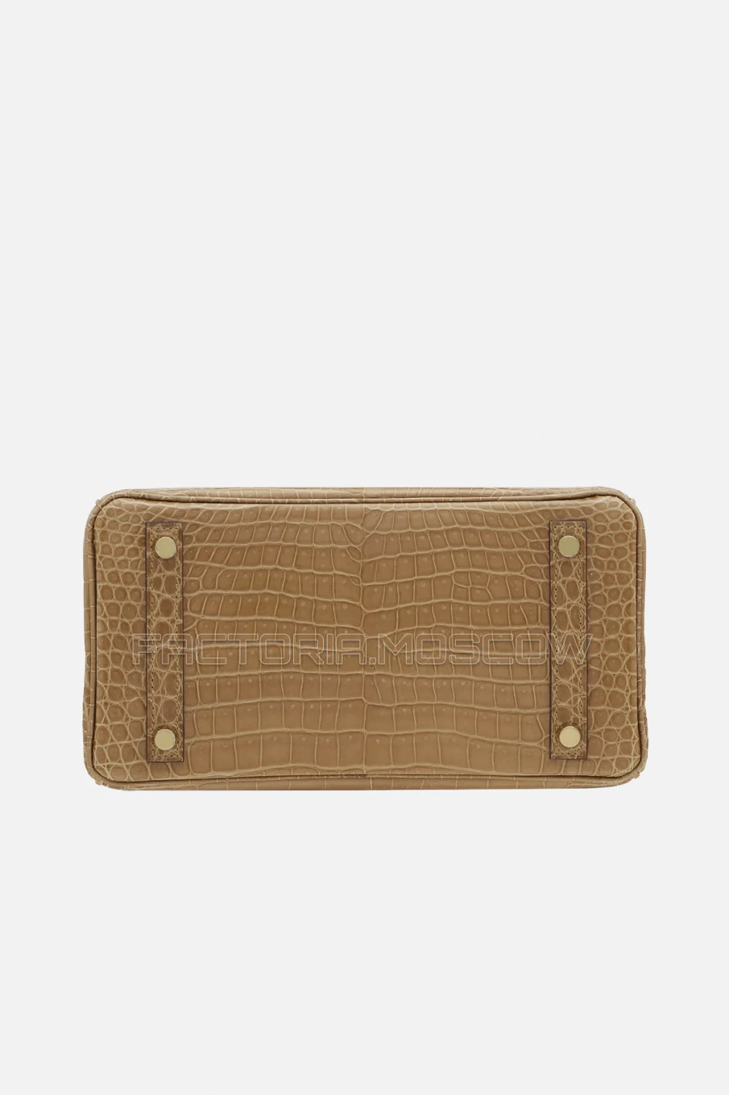 Hermes Birkin 25 Shiny Beige Sable Porosus Crocodile GHW