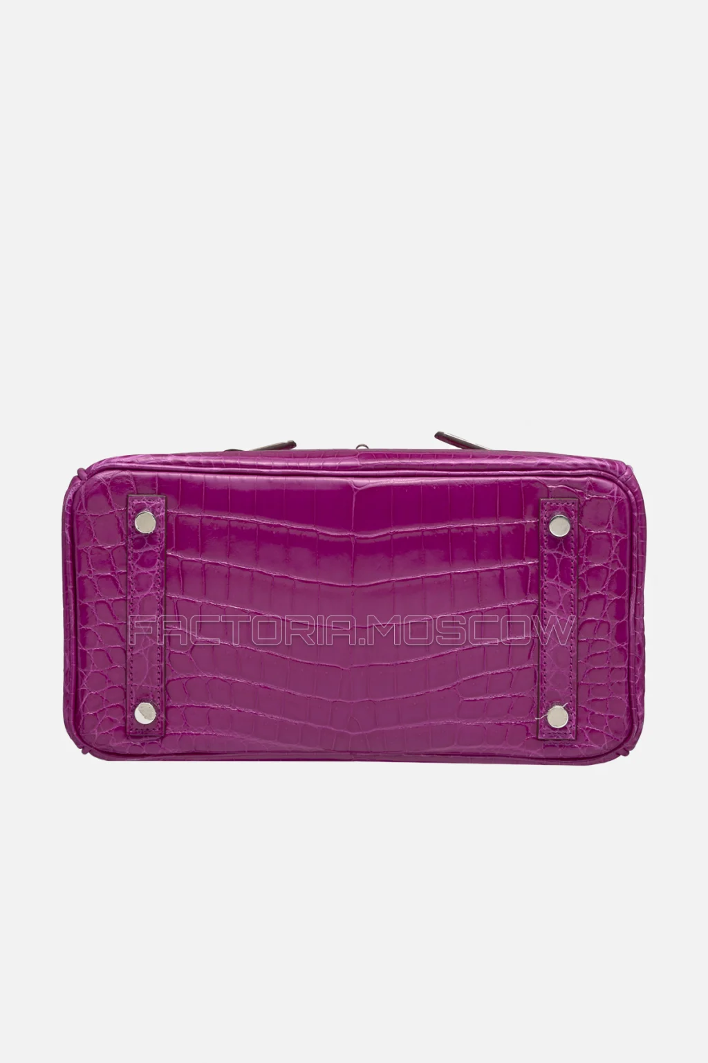 Hermes Birkin 25 Shiny Rose Pourpre Niloticus Crocodile PHW