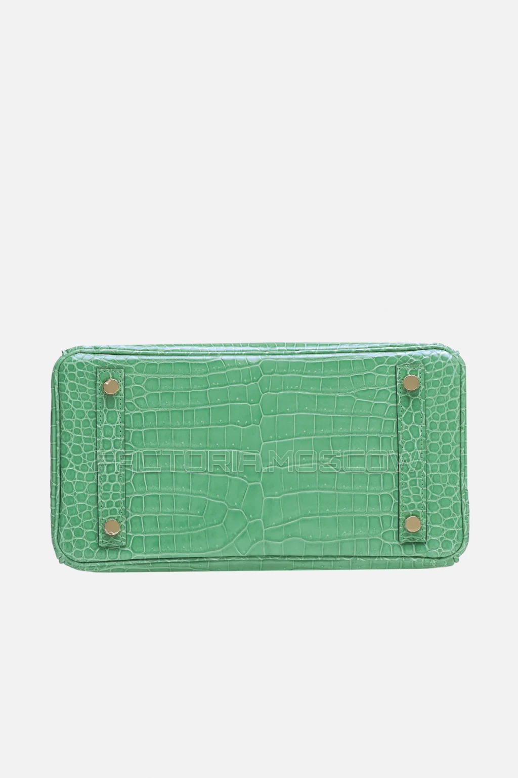Hermes Birkin 25 Shiny Vert Jade Porosus Crocodile GHW