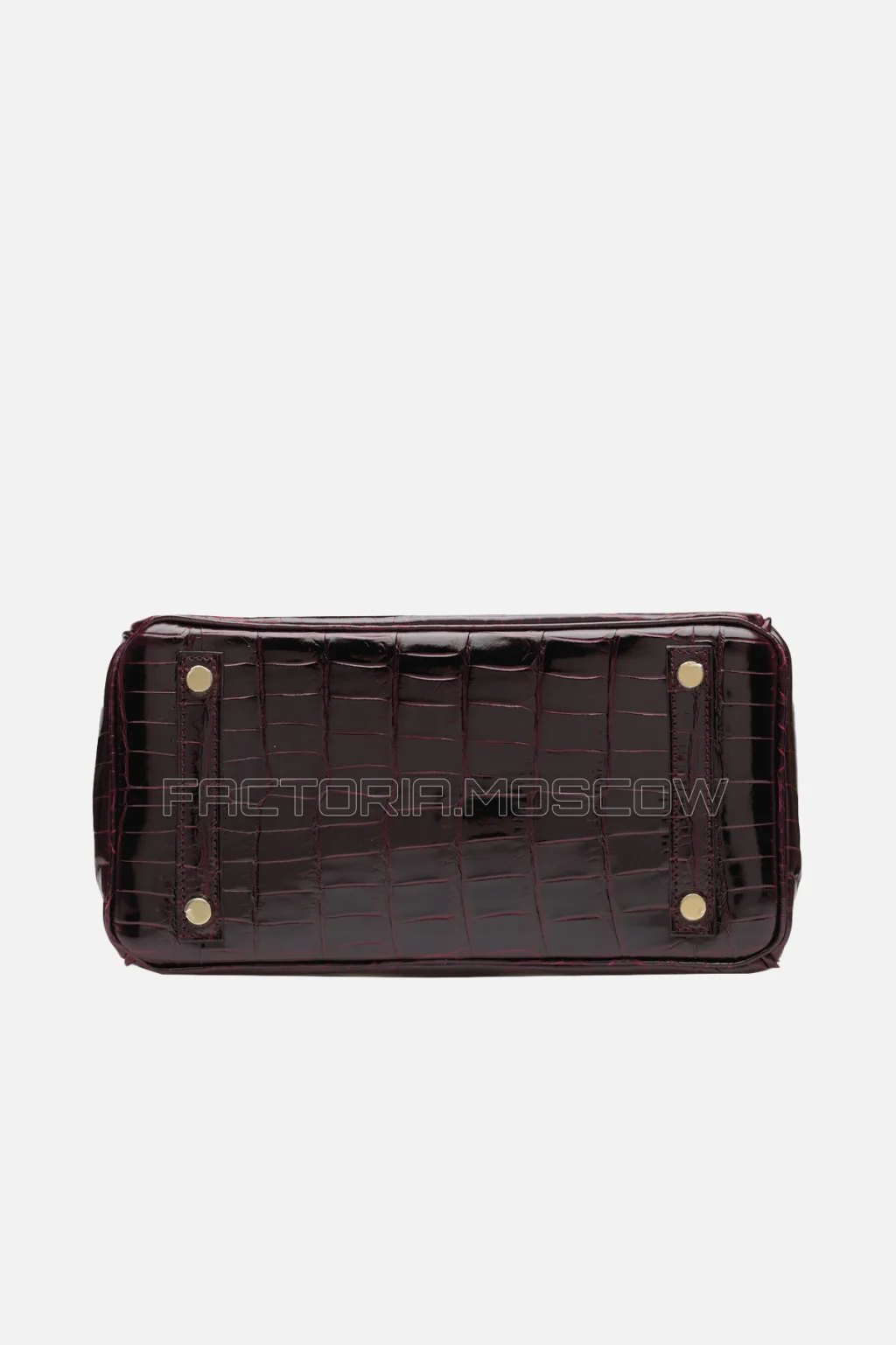 Hermes Birkin 25 Shiny Bordeaux Niloticus Crocodile GHW