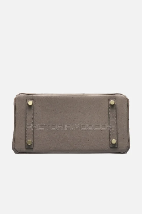 Hermes Birkin 25 Gris Tourterelle Ostrich GHW