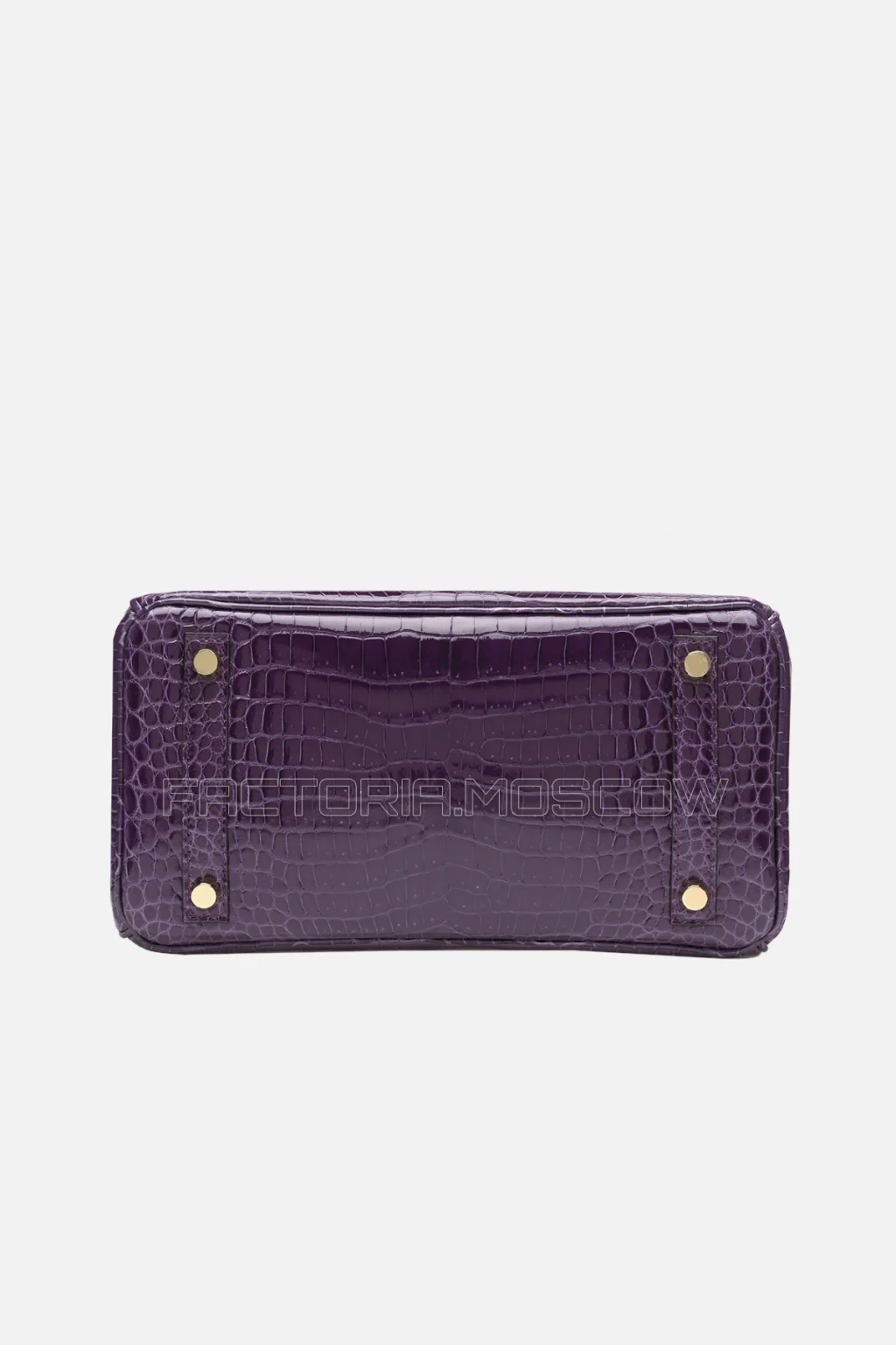 Hermes Birkin 25 Shiny Cassis Porosus Crocodile GHW