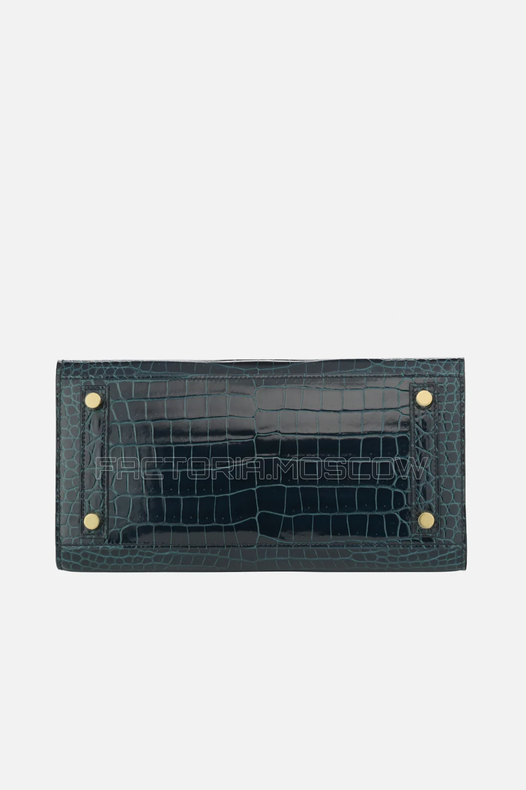 Hermes Birkin Sellier 25 Shiny Vert Rousseau Porosus Crocodile GHW