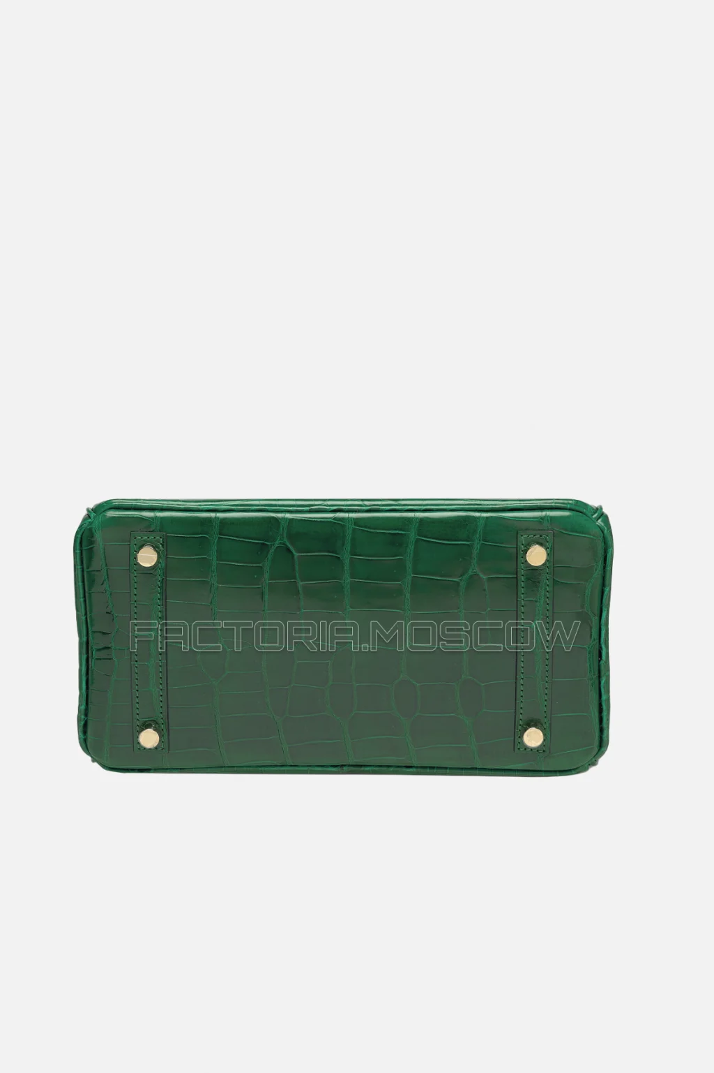 Hermes Birkin 25 Shiny Vert Emeraude Niloticus Crocodile GHW