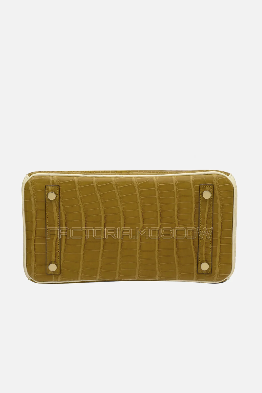 Hermes Birkin 25 Kraft/Vanille Matte Alligator GHW