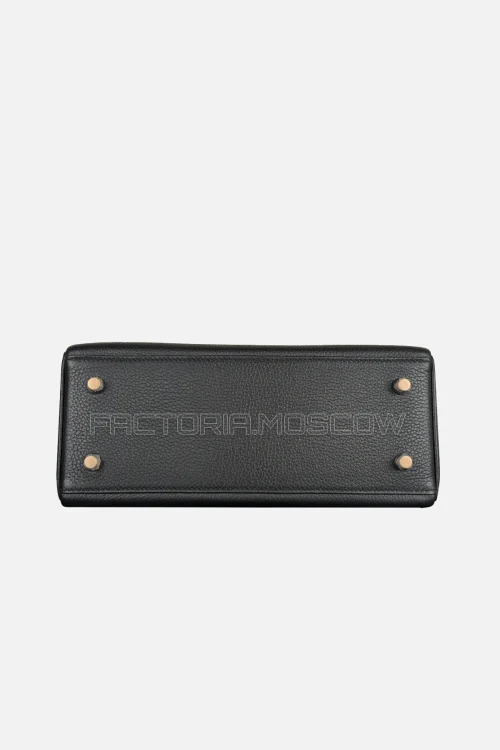 Hermes Kelly Retourne 25 Togo Colour Black PHW
