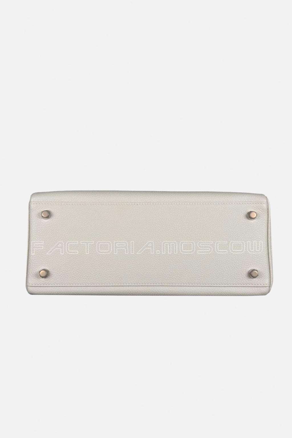 Hermes Kelly Retourne 28 Togo Colour Craie PHW