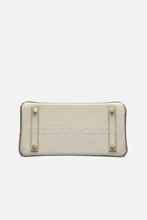 Hermes Birkin 25 Beton/Gris Asphalte Ostrich GHW
