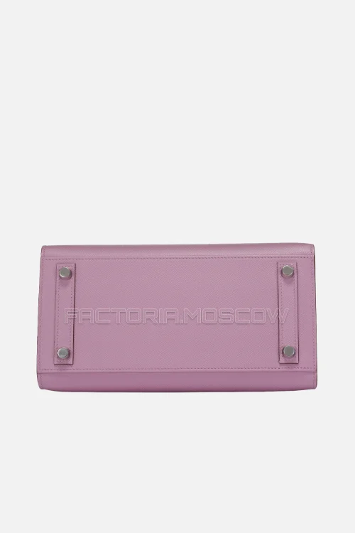 Hermes Birkin Sellier 25 Mauve Sylvestre Epsom PHW