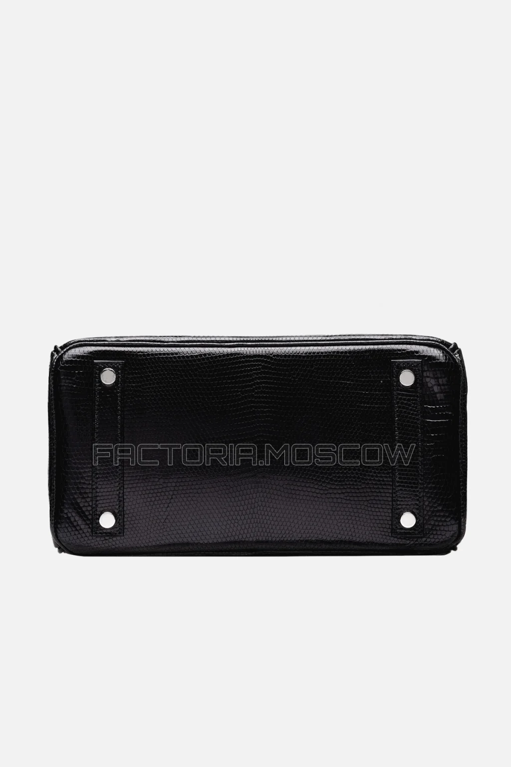 Hermes Birkin 25 Shiny Black Niloticus Lizard PHW
