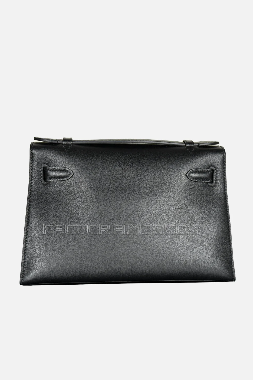 Hermes Kelly Pochette Swift Colour Black GHW