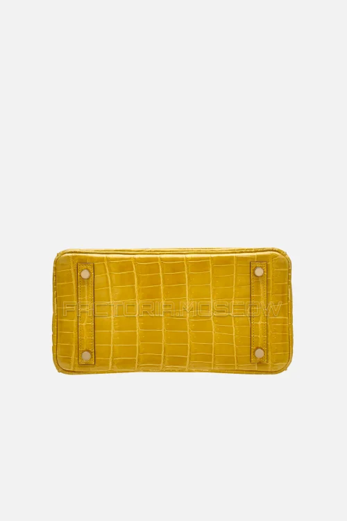 Hermes Birkin 25 Shiny Ambre Niloticus Crocodile GHW