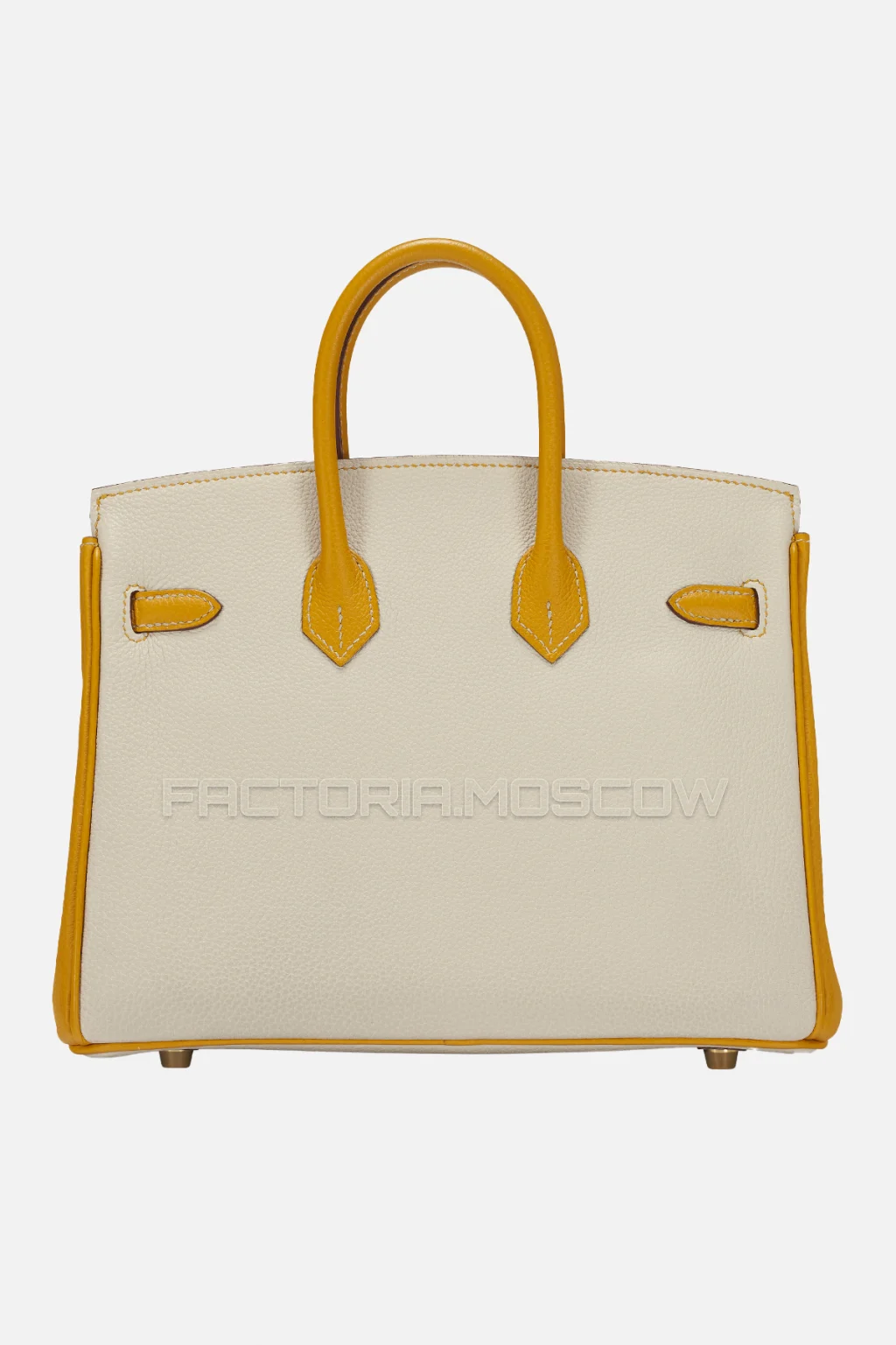 Hermes Birkin 25 Togo Beton/Jaune Ambre GHW