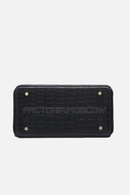 Hermes Birkin 30 Matte Bleu Marine Porosus Crocodile GHW