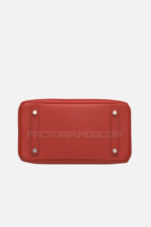 Hermes Birkin 25 Vermillion Swift PHW