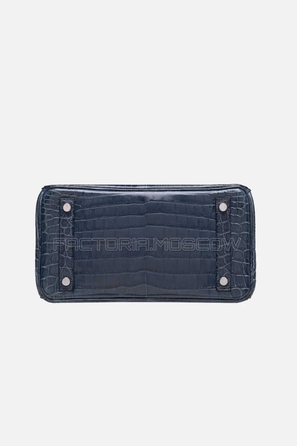 Hermes Birkin 25 Shiny Bleu Abysse Niloticus Crocodile PHW