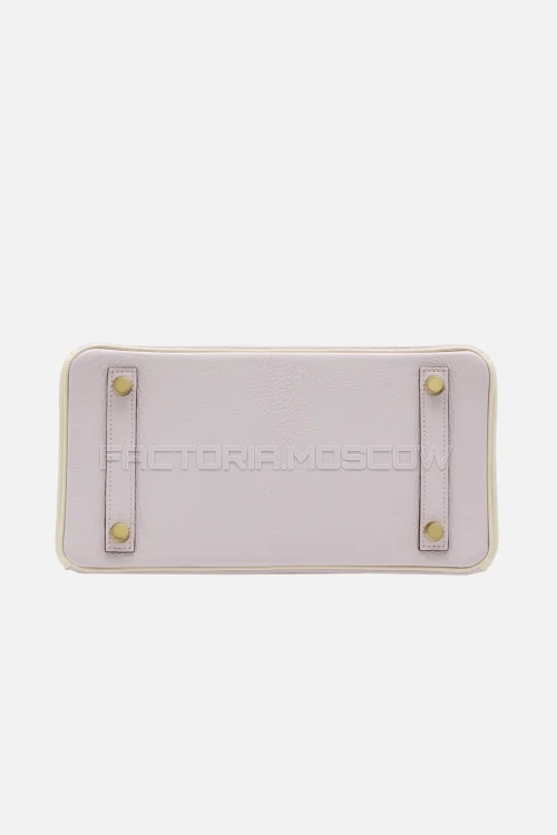 Hermes HSS Birkin 25 Chevre Mauve Pale/Nata GHW