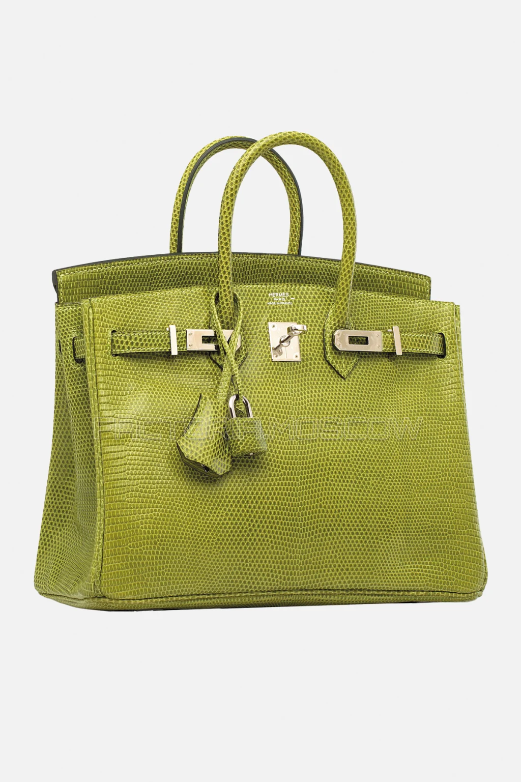 Hermes Birkin 25 Shiny Vert Anis Niloticus Lizard PHW