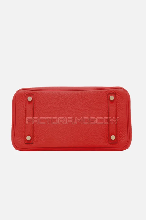 Hermes Birkin 25 Clemence Geranium GHW