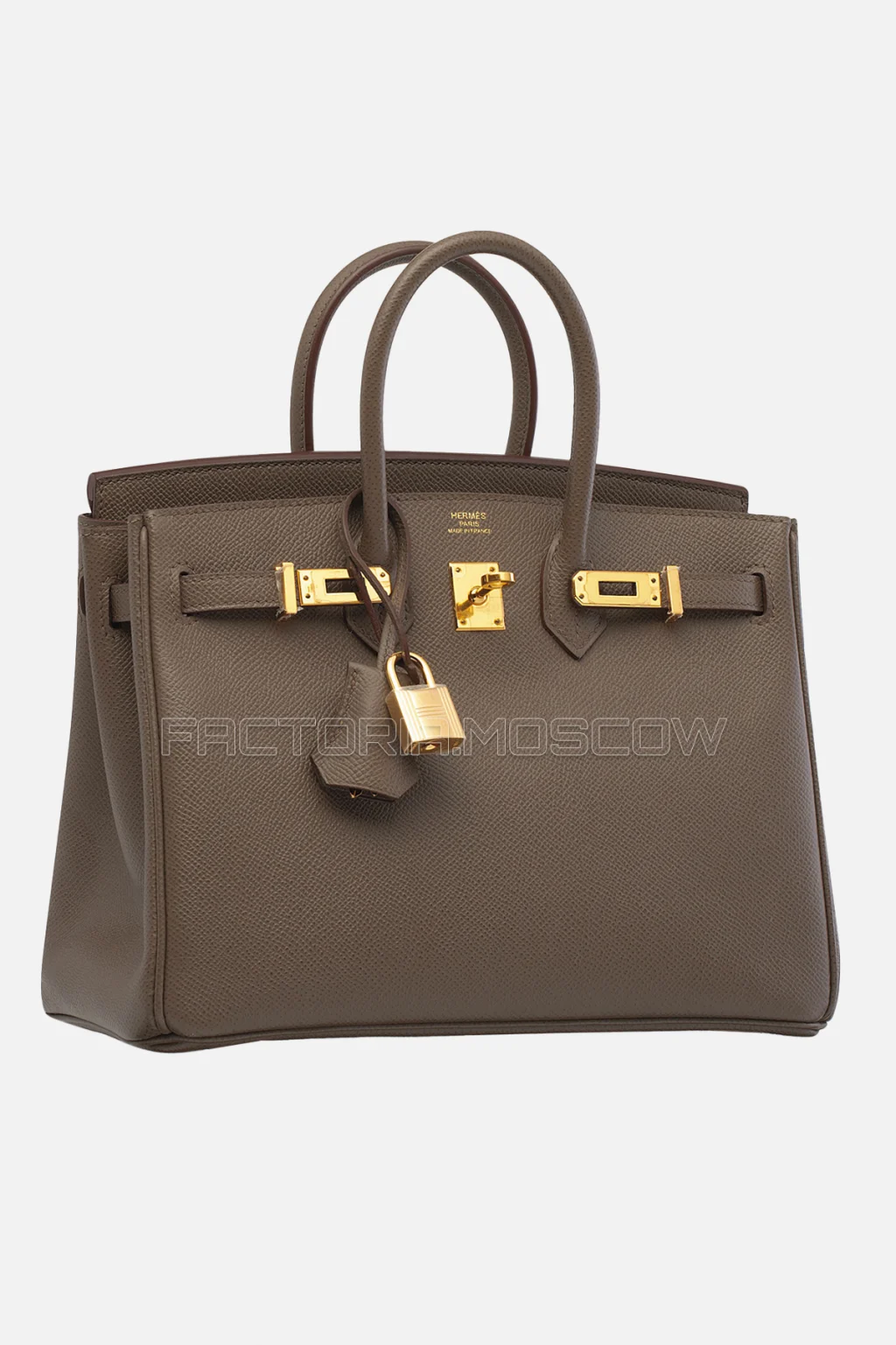 Hermes Birkin 25 Epsom Etain GHW