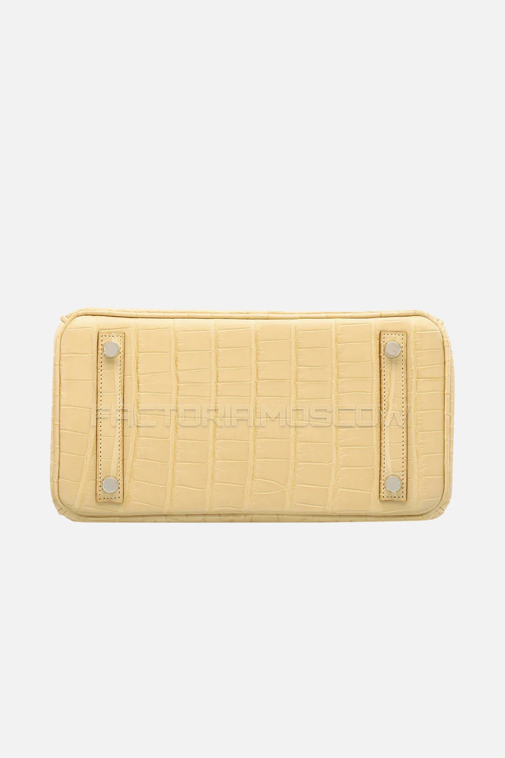 Hermes Birkin Touch 25 Matte Alligator Vanille/Naturel Sable Swift PHW