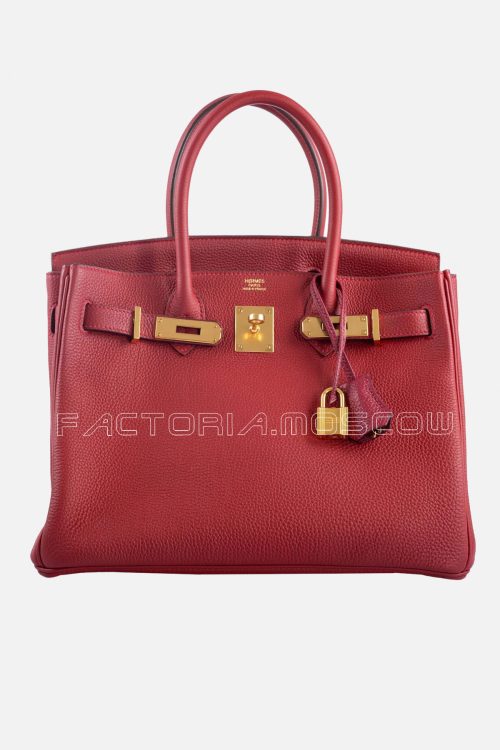 Hermes Birkin 30 Rouge Vif Togo GHW
