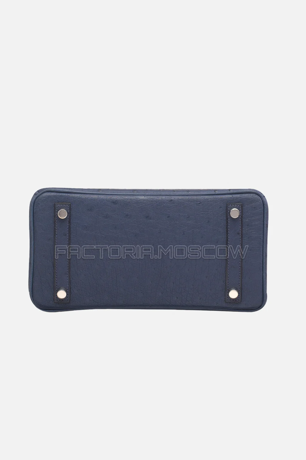 Hermes Birkin 25 Ostrich Bleu De Malte PHW